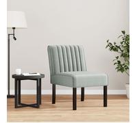 vidaXL Fauteuil sans accoudoirs 352451 – velours gris clair