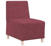 vidaXL Fauteuil sans accoudoirs Rouge Bordeaux 55 cm Tissu, canapé Simple, canapé Confort, Fauteuil TV, canapé, siège de canapé, canapé Relax, Fauteuil de Loisirs
