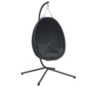 Vidaxl Chaise Suspendue En Forme D'?uf Avec Support Anthracite