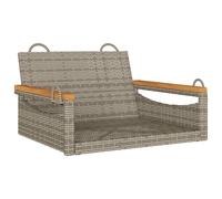 vidaXL Fauteuil suspendu Gris 63x62x40 cm Poly rotin