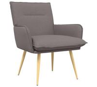 vidaXL Fauteuil Taupe Tissu