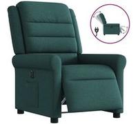 vidaXL Fauteuil verstelbaar elektrisch stof donkergroen3303300 Vert G