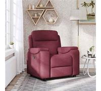 vidaXL Fauteuil inclinable 4015683 – Tissu rouge bordeaux