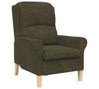 vidaXL Fauteuil Vert armée 76 x 94 x 102 cm Faux Cuir, Fauteuil de Salon, siège Moderne élégant, accoudoirs en Simili Cuir, Design Ergonomique, Confort Douillet