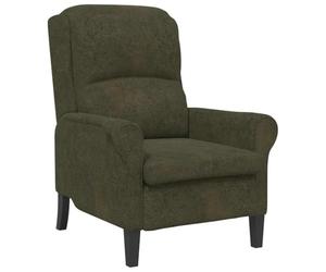 vidaXL Fauteuil Vert armée Simili Cuir, Chaise Ergonomique, Fauteuil Contemporain, Assise stylée, Mousse Moelleuse, Simili Cuir Moderne