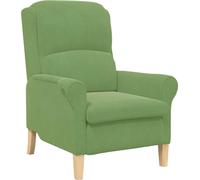 vidaXL Fauteuil vert clair 76 x 94 x 102 cm velours