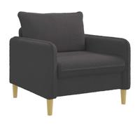 vidaXL Fauteuil XL Gris foncé Bouclé
