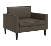 vidaXL Fauteuil XL Marron Simili Cuir