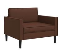 vidaXL Fauteuil XL Marron Simili Cuir