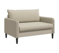 vidaXL Fauteuil XXL Beige Velours