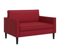 vidaXL Fauteuil XXL Bordeaux Simili Cuir