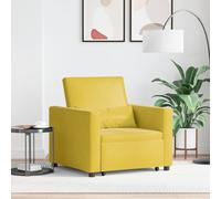 Vidaxl Fauteuils, Fauteuils Inclinables & Fauteuils-Lits Jaune Polyester