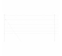 Vidaxl Clôture 0.8x25 M Acier Galvanisé