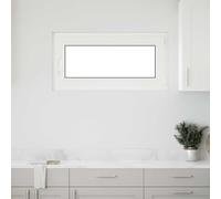 vidaXL Fenêtre de sous-sol« RISOR » 100 x 50 cm oscillo-battante DIN droite blanche