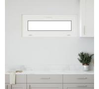 vidaXL Fenêtre de sous-sol RISOR 110 x 40 cm PVC et verre Anthracite