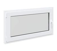 vidaXL Fenêtre de grenier RISOR 110 x 50 cm PVC verre blanc – isolation thermique, insonorisée