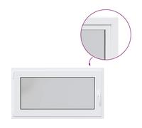 vidaXL Fenêtre de sous-sol« RISOR » 110 x 70 cm oscillo-battante DIN gauche blanche