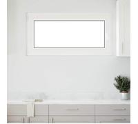 vidaXL Fenêtre de sous-sol RISOR 120 x 60 cm PVC et verre blanc – isolation thermique, insonorisée