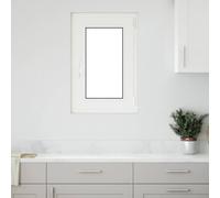 vidaXL Fenêtre de sous-sol« RISOR » 50 x 75 cm oscillo-battante DIN droite blanche