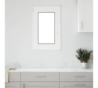 vidaXL Fenêtre de sous-sol« RISOR » 50 x 75 cm oscillo-battante DIN gauche blanche