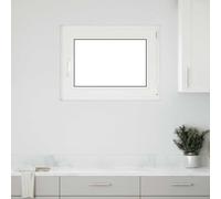 vidaXL Fenêtre de sous-sol« RISOR » 80 x 50 cm oscillo-battante DIN droite anthracite