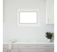 vidaXL Fenêtre de sous-sol« RISOR » 80 x 50 cm oscillo-battante DIN droite blanche