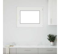 vidaXL Fenêtre de sous-sol« RISOR » 80 x 60 cm oscillo-battante DIN droite anthracite