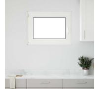 vidaXL Fenêtre de sous-sol« RISOR » 80 x 60 cm oscillo-battante DIN gauche anthracite