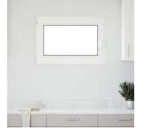 Vidaxl Fenêtre de sous-sol RISOR 90 x 60 cm PVC et verre Blanc