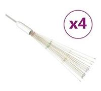 vidaXL Feux d'artifice Noël d'extérieur 4 pcs Multicolore 20cm 560 LED Multicolore G