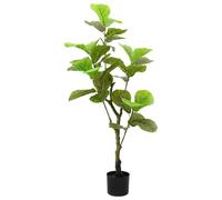 vidaXL Plante artificielle Ficus 125 cm 30 feuilles Vert