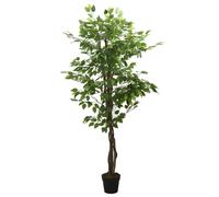 vidaXL Ficus artificiel 378 feuilles 80 cm vert