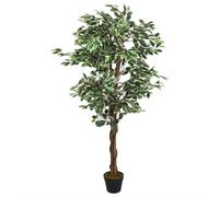 vidaXL Ficus artificiel 630 feuilles 120 cm vert
