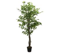 vidaXL Ficus artificiel 756 feuilles 150 cm vert