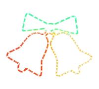 vidaXL Figurine de cloches de Noël avec 72 LED