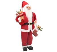 vidaXL Figurine de Père Noël Rouge 180 cm Polyester