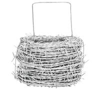 vidaXL Fil barbelé Argent 100 m Acier Galvanisé à Chaud