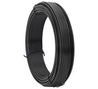 vidaXL Fil de clôture Anthracite 33 m PVC, Jardin et terrasse, rouleau de fil moderne, barrière étanche, clôture en acier, sécurité polyvalente en extérieur