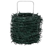 vidaXL Fil de Fer Barbelé Clôture Barrière Jardin Patio Cour Arrière Extérieur