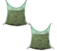Filet à foin 2 pcs Carré 0,9x1,5 m PP Filet à d'alimentation pour cheveux