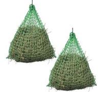 Filet à foin 2 pcs Rond 0,75 x 0,5 m PP
