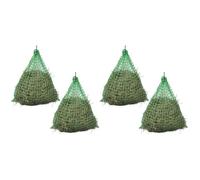 vidaXL Filet à foin 4 pcs Rond 0,75 x 0,5 m PP Vert G