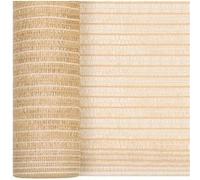vidaXL Filet brise-vue Beige 2x10 m PEHD 75 g/m² Beige G