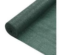 vidaXL Filet Brise-vue Filet d'Ombrage Filet d'Intimité Pare-vue de Jardin Terrasse Balcon Extérieur Perméable au Vent Vert 1,5x25 m PEHD 75 g/m² Vert G