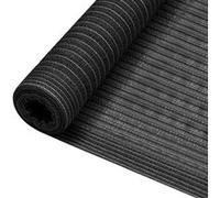 vidaXL Filet Brise-vue Moustiquaire d'Intimité Moustiquaire de Protection de Balcon Terrasse Jardin Extérieur Anthracite 1,5x50 m PEHD 150 g/m² Anthracite G