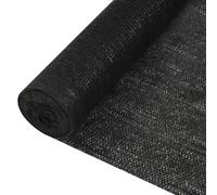 Vidaxl Filet Brise-Vue Noir 1,5x50 M Pehd 195 G/M² Noir