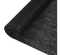 Filet brise-vue Noir 2x50 m PEHD 150 g/m²