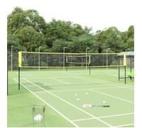 vidaXL Filet de badminton 93745 – 600×155 cm tissu PE jaune et noir