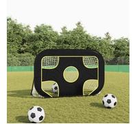 vidaXL Filet de but de football avec cible 120x80x80 cm polyester, filet, filet de cible de football, filet de football 93761