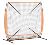 vidaXL Filet d'entraînement de baseball pour l'extérieur - Accessoire flexible pour les athlètes dans le jardin - Idéal pour le combat et le développement des compétences en polyester.